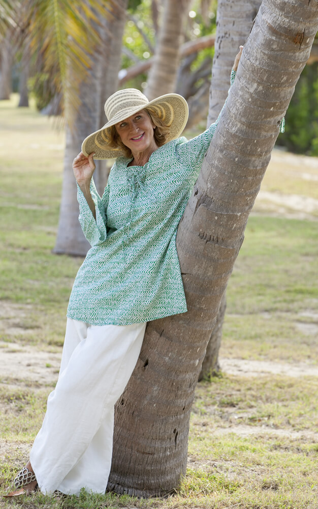 Bell-Sleeved Tunic | Wide Leg Elastic Pants Linen